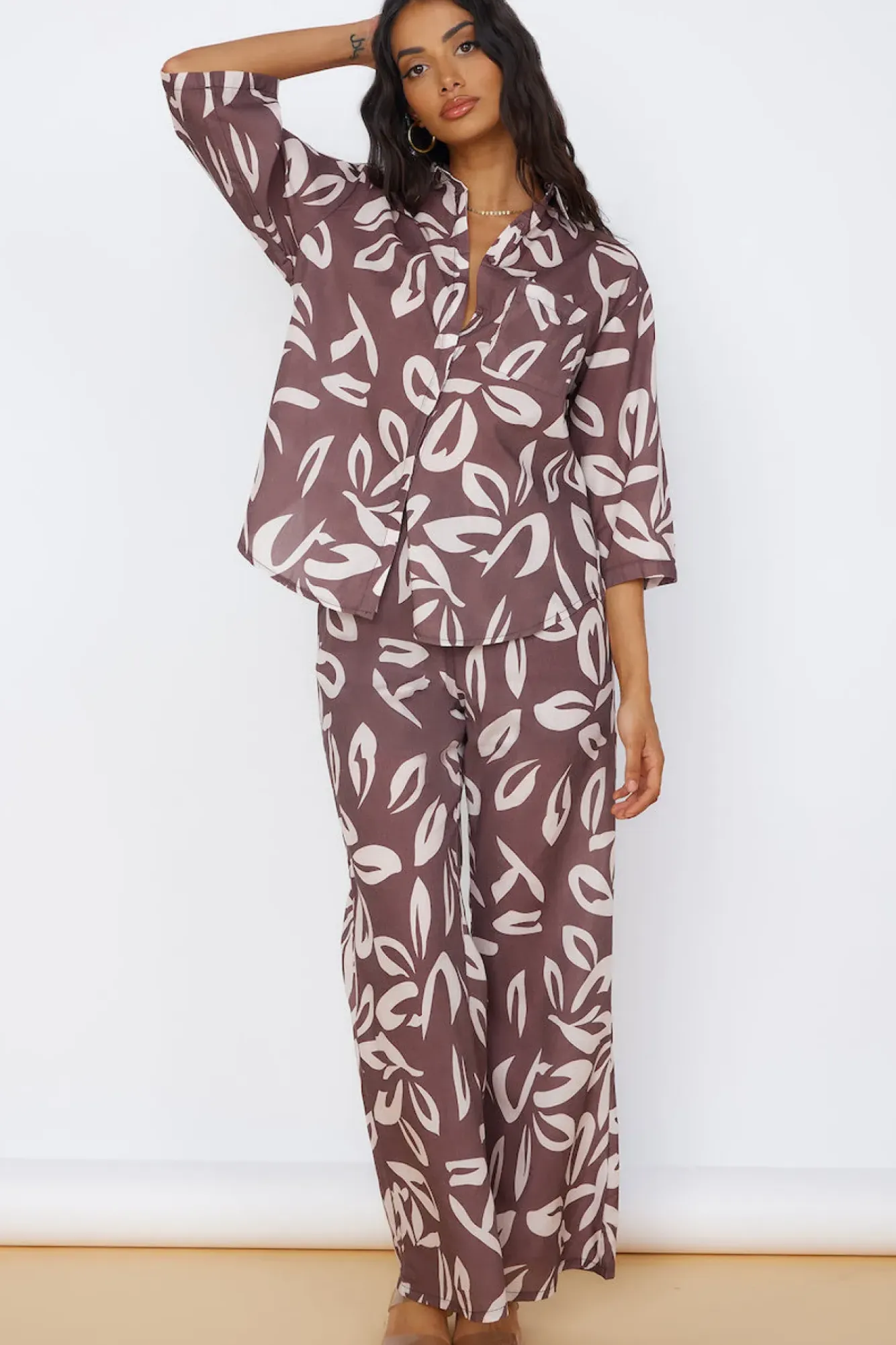 Shorts|Pants>Hello Molly Midnight Enchantment Pants Brown