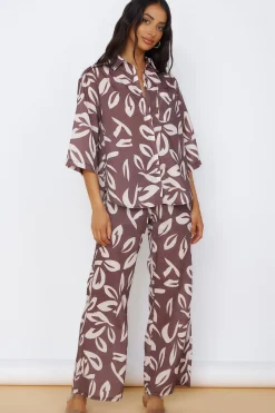 Shirts|Cropped>Hello Molly Midnight Enchantment Top Brown