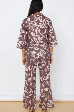Shirts|Cropped>Hello Molly Midnight Enchantment Top Brown