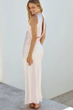 Wedding Guest Dresses|Formal Dresses>Hello Molly Midnight Moment Strapless Maxi Dress Pink