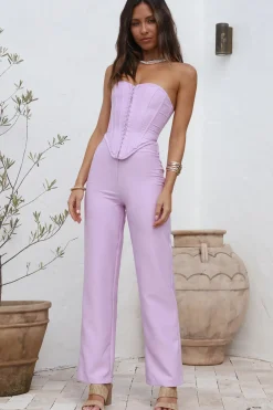 Pants>Hello Molly Midsummer Dreams Pants Purple
