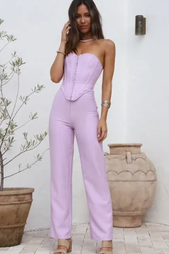 Pants>Hello Molly Midsummer Dreams Pants Purple
