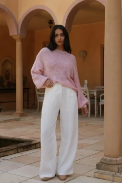 Jumpers>Hello Molly Mikale Knit Jumper Pink