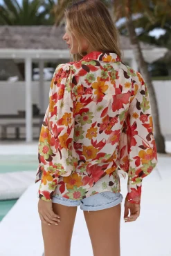 Shirts|Cropped>Hello Molly Mine Again Shirt Orange