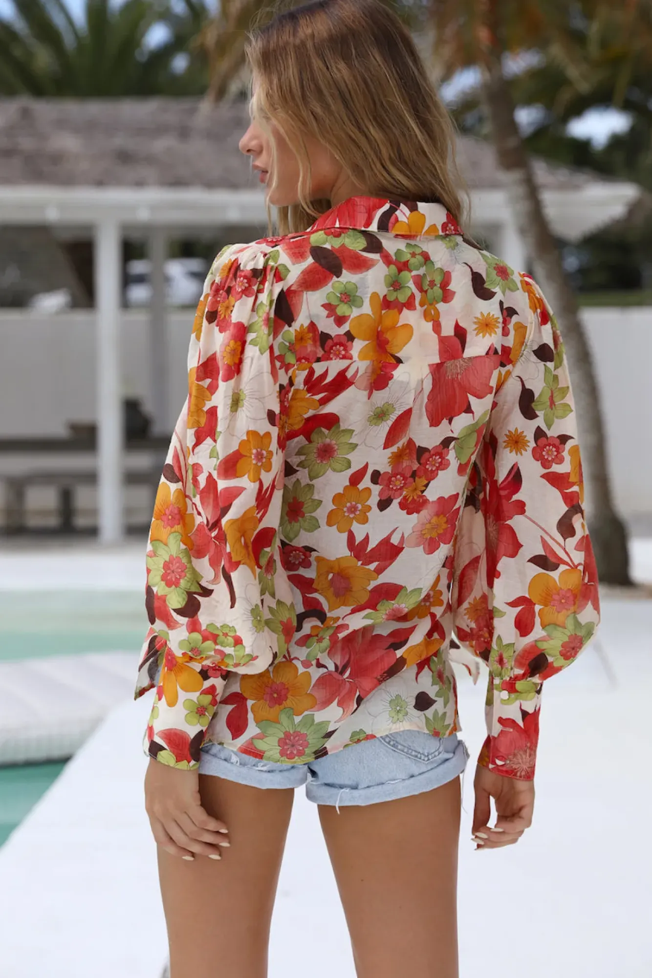 Shirts|Cropped>Hello Molly Mine Again Shirt Orange