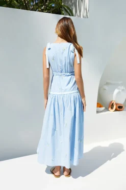 Brunch Dresses|Casual Dresses>Hello Molly Miss Honey Maxi Dress Blue