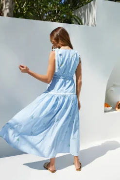 Brunch Dresses|Casual Dresses>Hello Molly Miss Honey Maxi Dress Blue