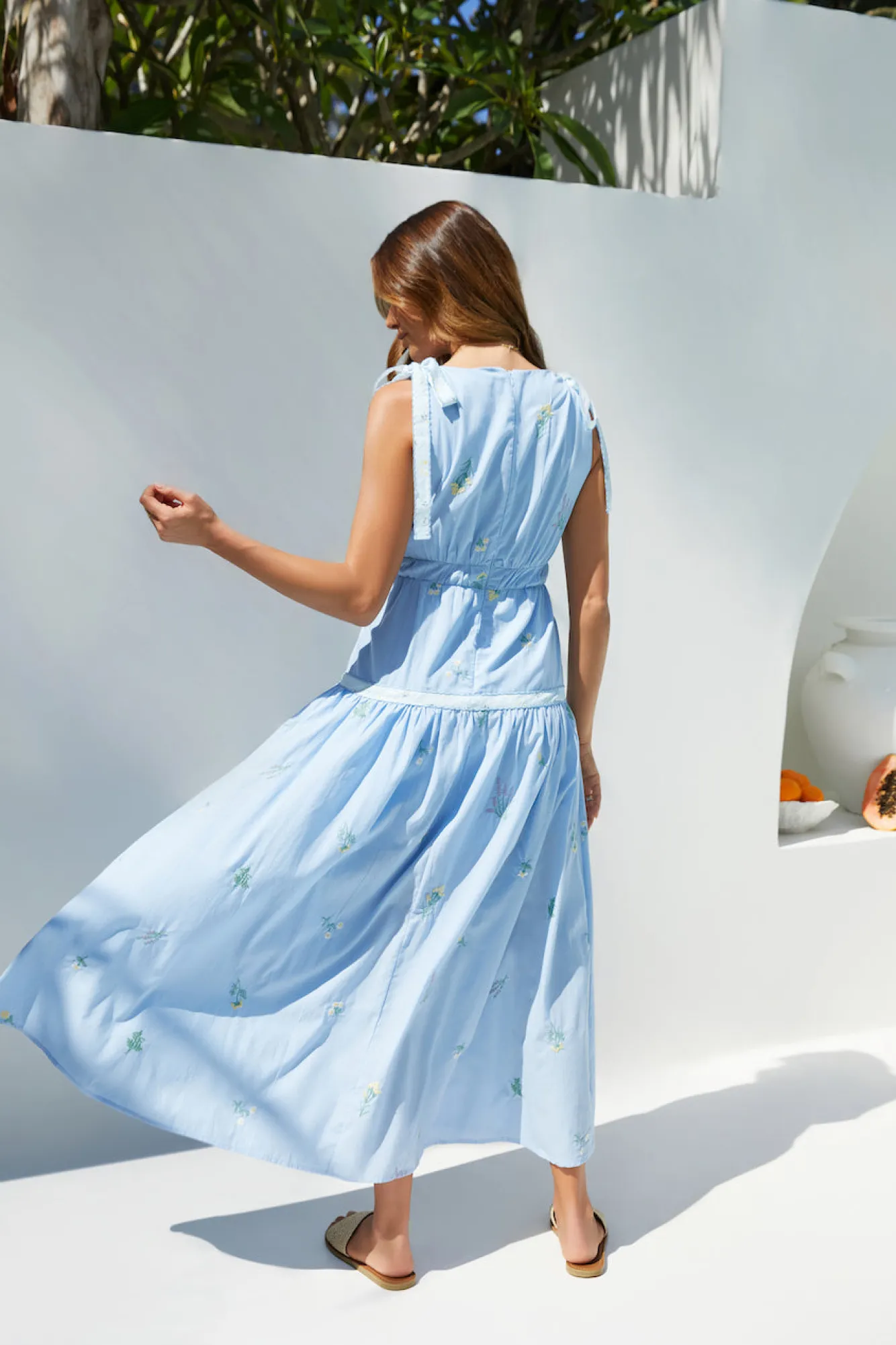 Brunch Dresses|Casual Dresses>Hello Molly Miss Honey Maxi Dress Blue