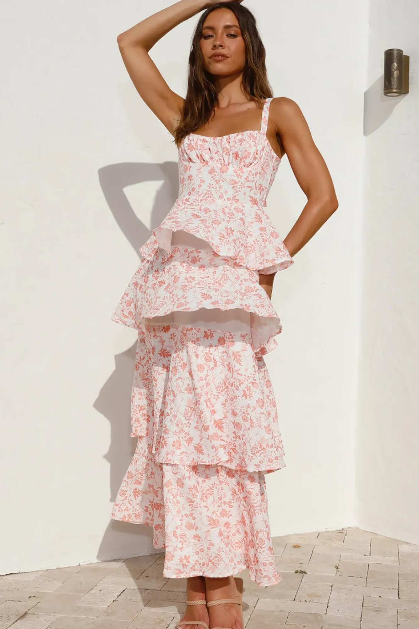 Cocktail Dresses|Brunch Dresses>Hello Molly Misunderstood Maxi Dress Orange
