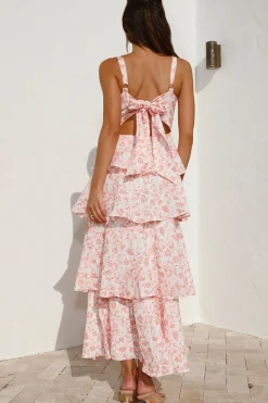 Cocktail Dresses|Brunch Dresses>Hello Molly Misunderstood Maxi Dress Orange