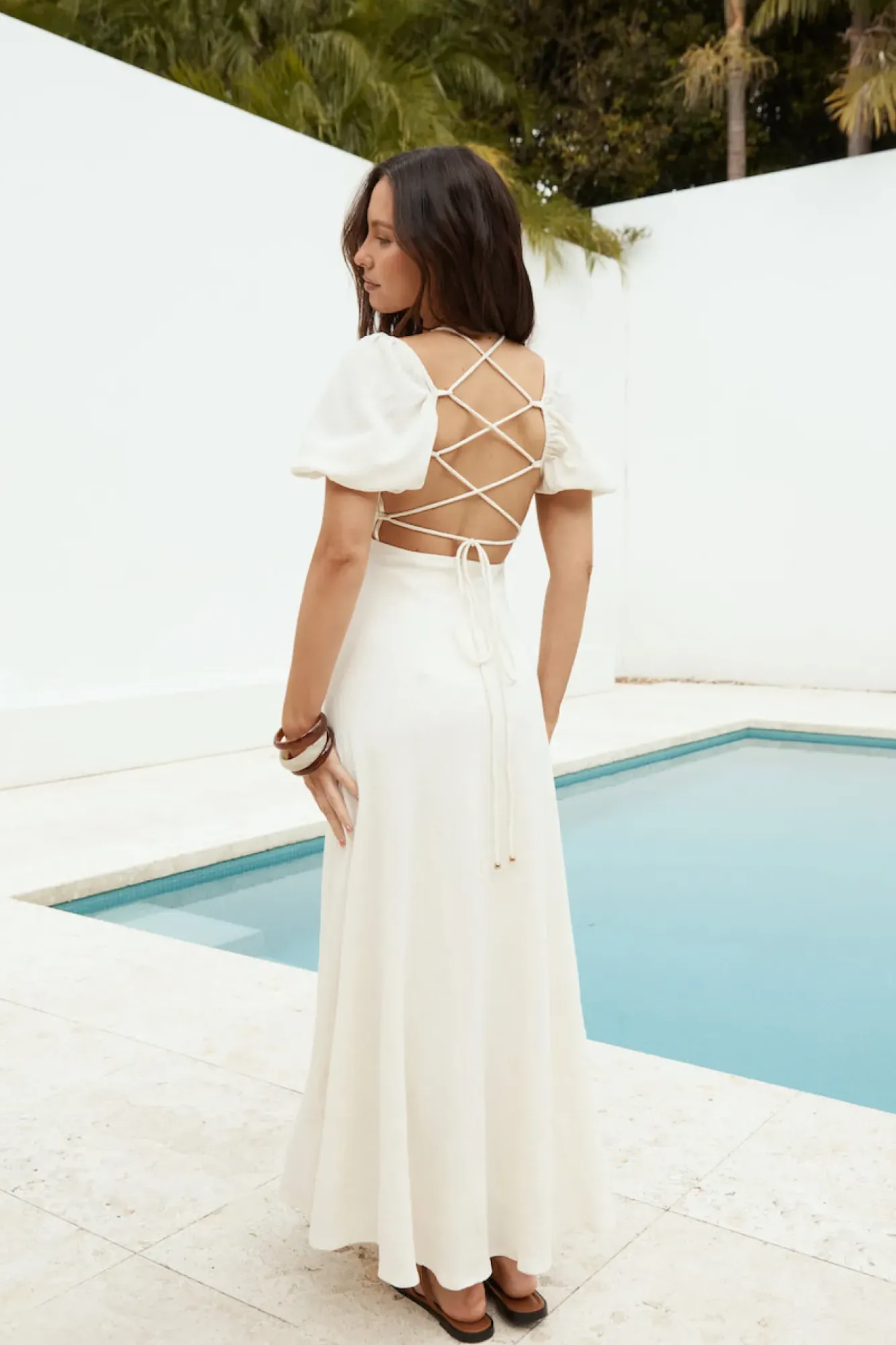 Vacation Dresses|Brunch Dresses>Hello Molly Moments Of Magic Maxi Dress Cream