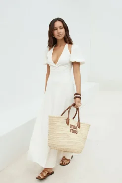 Vacation Dresses|Brunch Dresses>Hello Molly Moments Of Magic Maxi Dress Cream