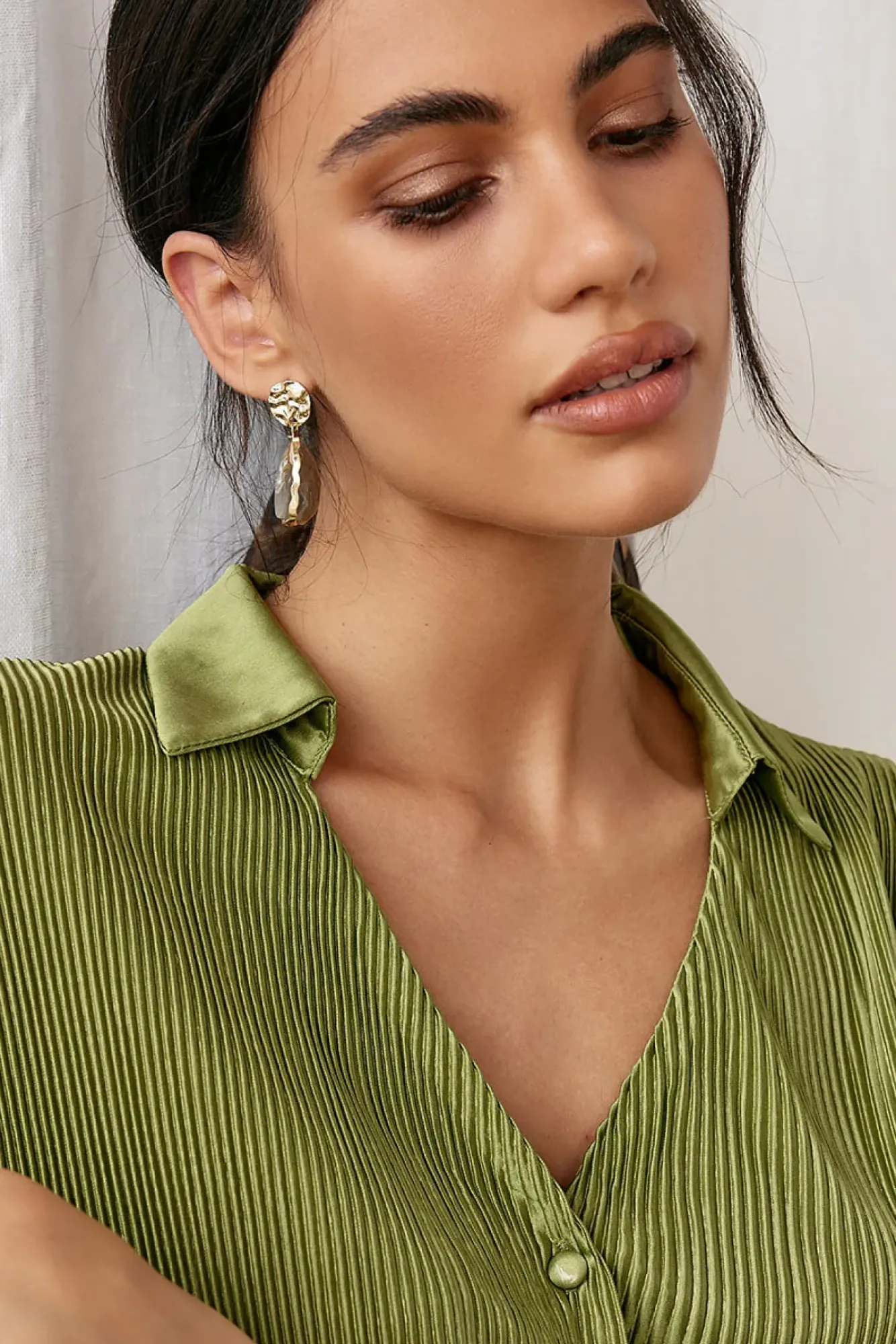 Earrings>Hello Molly Mona Lisa Earrings Grey