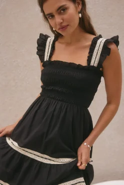 Vacation Dresses|Brunch Dresses>SOFIE THE LABEL Monica Maxi Dress Black