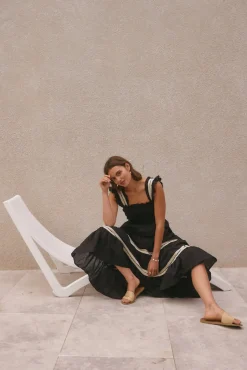 Vacation Dresses|Brunch Dresses>SOFIE THE LABEL Monica Maxi Dress Black