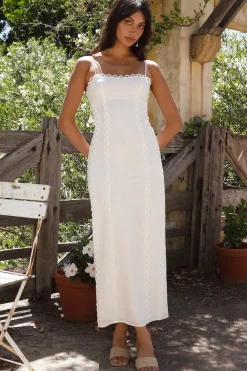 White Dresses|Maxi Dresses>Hello Molly Moonlit Dance Maxi Dress White