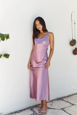 Wedding Guest Dresses|Formal Dresses>Hello Molly Moonlit Sway Midi Dress Purple
