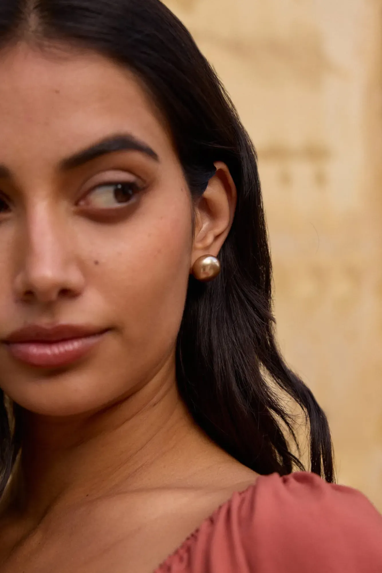 Earrings>Hello Molly Mu & Mims Earings Gold