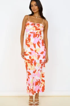 Vacation Dresses|Spring Break Dresses>Hello Molly Must Be Love Maxi Dress Pink