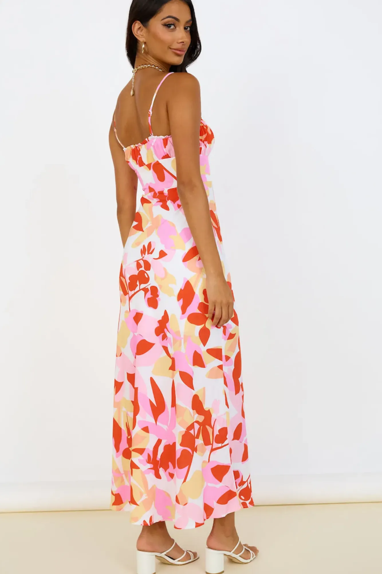 Vacation Dresses|Spring Break Dresses>Hello Molly Must Be Love Maxi Dress Pink