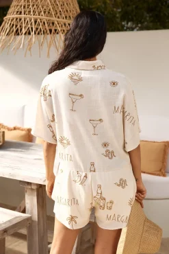Rompers>Hello Molly Muy Caliente Romper Beige