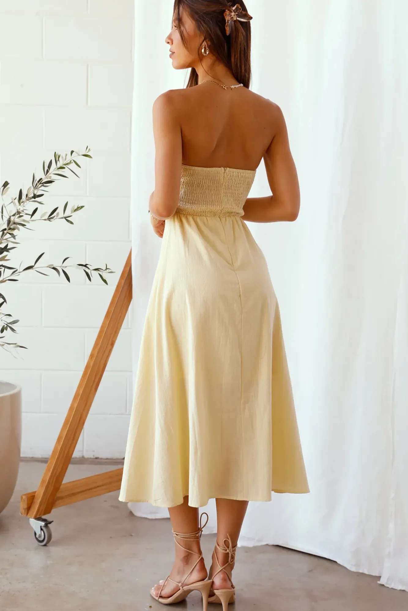 Wedding Guest Dresses|Cocktail Dresses>Hello Molly My Advice Maxi Dress Yellow