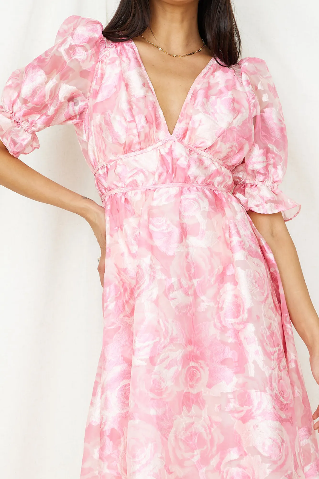 Brunch Dresses|Summer Dresses>Hello Molly My Juliet Midi Dress Pink