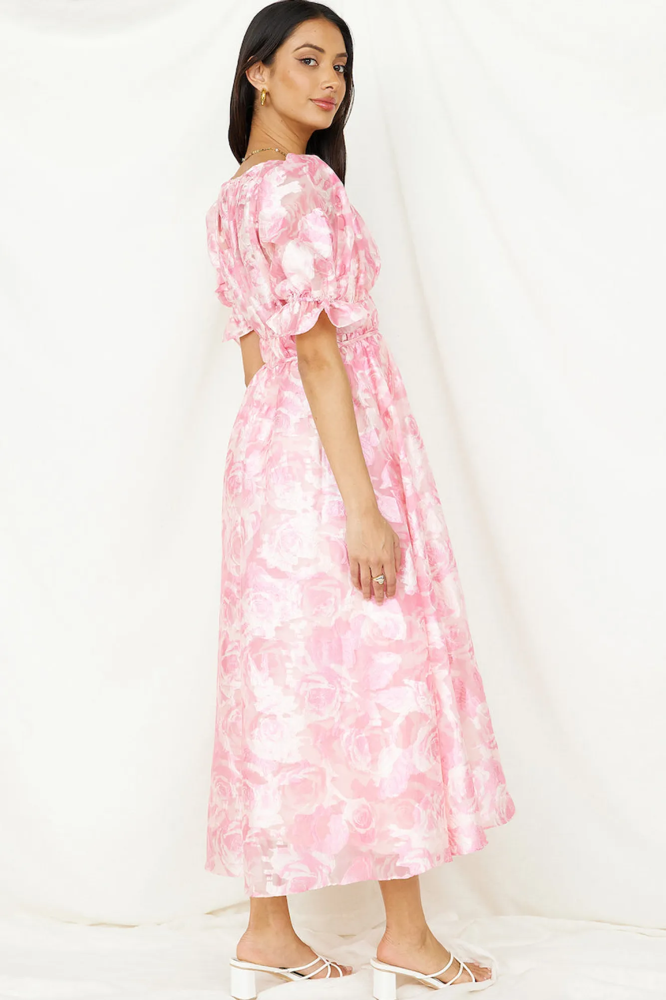 Brunch Dresses|Summer Dresses>Hello Molly My Juliet Midi Dress Pink