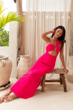 Wedding Guest Dresses|Formal Dresses>Hello Molly My Marigold Maxi Dress Pink