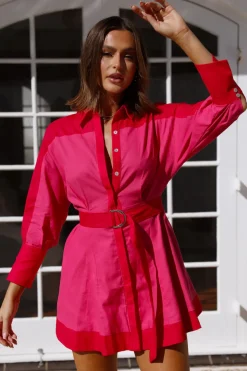 Spring Break Dresses|Date Night Dresses>Hello Molly My Motivation Dress Pink