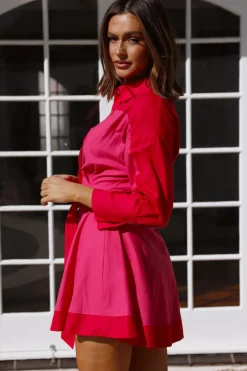 Spring Break Dresses|Date Night Dresses>Hello Molly My Motivation Dress Pink