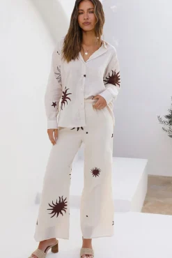 Long Sleeve|Cropped>Hello Molly Mystic Dawn Set Beige