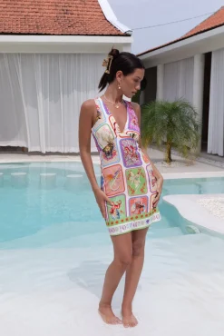 Mini Dresses>Hello Molly Mystic Fortune Mini Dress Print
