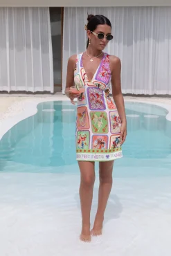 Mini Dresses>Hello Molly Mystic Fortune Mini Dress Print