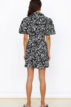 Vacation Dresses|Spring Break Dresses>Hello Molly Mystic Sunrise Dress Black