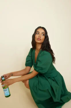 Cocktail Dresses|Flowy Dresses>Hello Molly Nature's Escape Maxi Dress Green