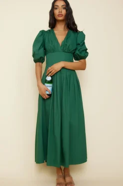 Cocktail Dresses|Flowy Dresses>Hello Molly Nature's Escape Maxi Dress Green