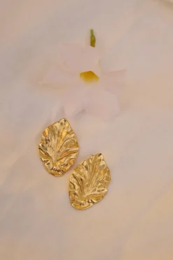 Earrings>Hello Molly Nature’s Gem Earrings Gold