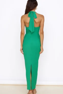 Spring Break Dresses|Date Night Dresses>Hello Molly New Found Purpose Maxi Dress Green