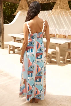 Vacation Dresses|Spring Break Dresses>Hello Molly New In Town Maxi Dress Multi