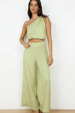 Two-Piece Pants Set>Hello Molly New York Girl Set Green
