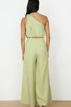 Two-Piece Pants Set>Hello Molly New York Girl Set Green
