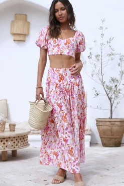 Cropped>Hello Molly Next Millennium Crop Top Pink
