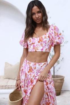 Cropped>Hello Molly Next Millennium Crop Top Pink