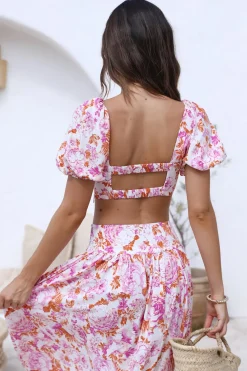 Cropped>Hello Molly Next Millennium Crop Top Pink