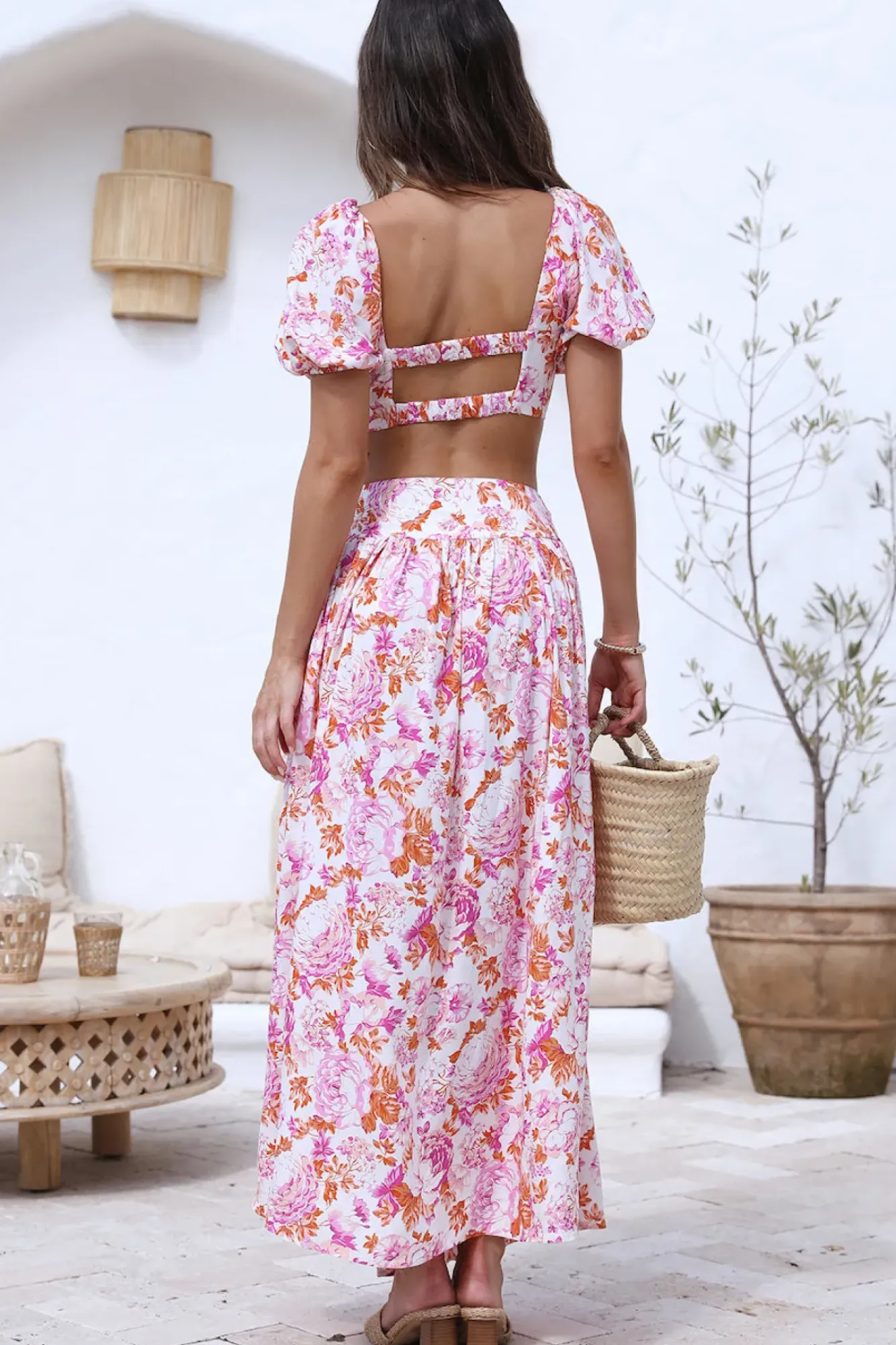 Skirts|Skirt And Top Sets>Hello Molly Next Millennium Maxi Skirt Pink