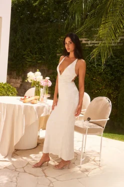 Wedding Guest Dresses|Formal Dresses>Hello Molly Next to me Midi Dress in Cream