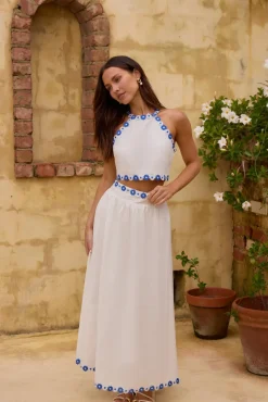 Skirt And Top Sets>Hello Molly Nicola Rose Set White