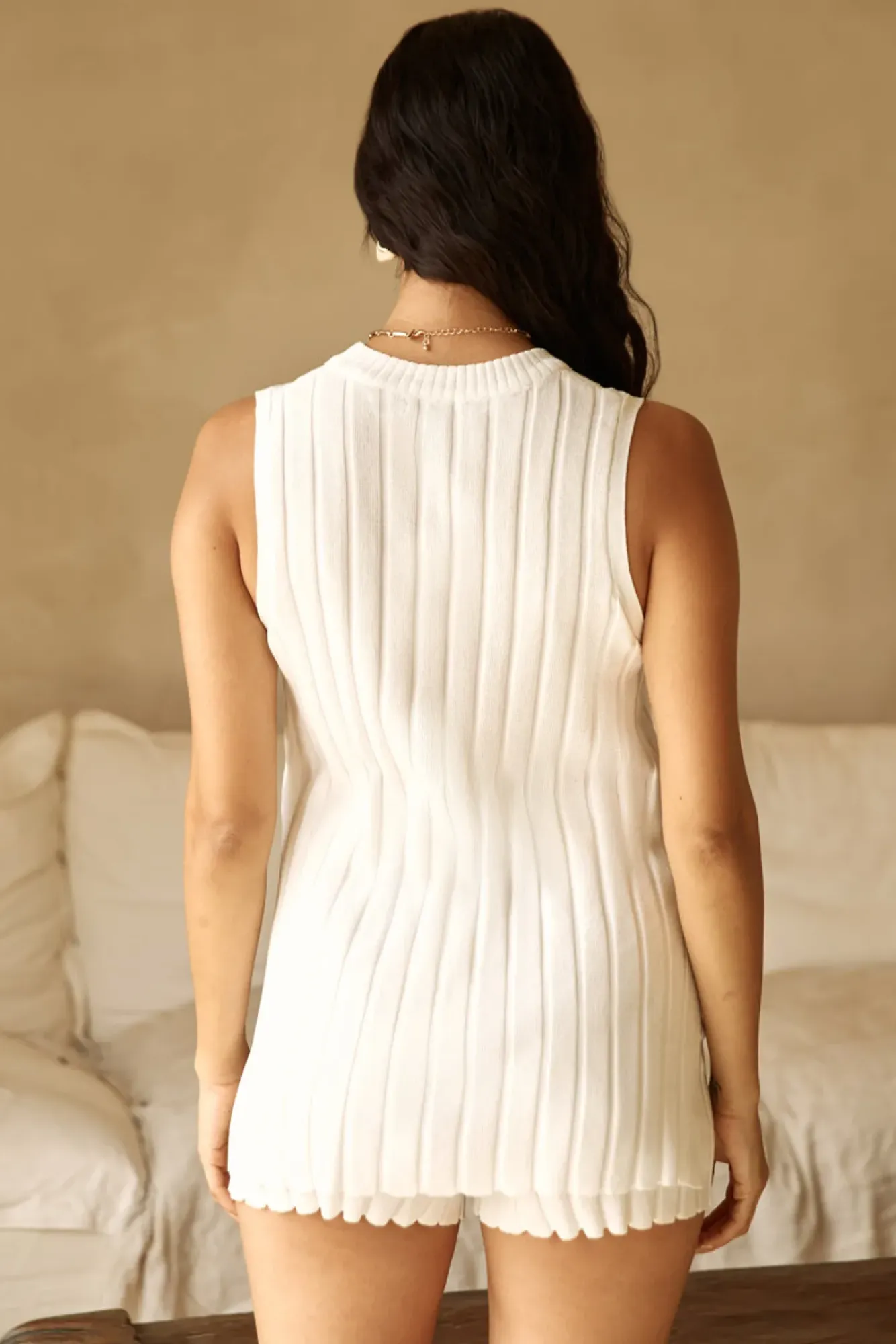Two-Piece Shorts Set>Hello Molly Night In Set White