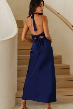 Wedding Guest Dresses|Formal Dresses>Hello Molly No Hesitating Maxi Dress Navy